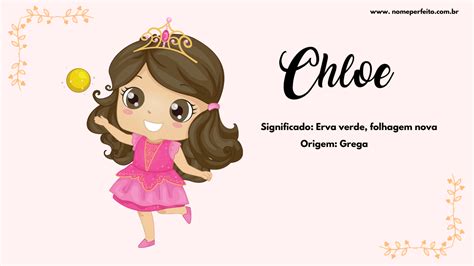 chloe nome significado|Nome Chloe .